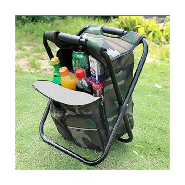 Zology Mochila plegable para silla de camping con bolsa de_2
