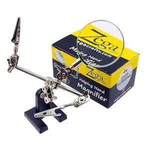 Zega Crafts Lupa de mano de ayuda Lupa ajustable 4X en_4