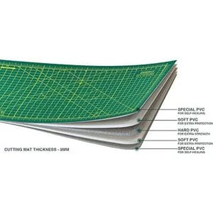 Zerro Self Healing Tapete para cortar con cúter de doble_4