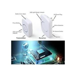 Zhenxing Timbre inalámbrico. Equipo de timbre para puerta_4