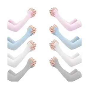 ZeeDix 8 pares de mangas largas con protección UV para el_1