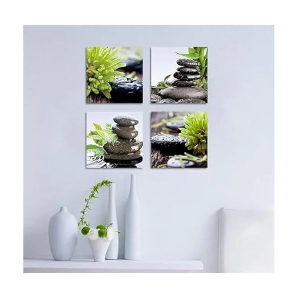 Zen Lienzo decorativo para baño arte de pared piedra de_3