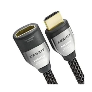 Zeskit Cinema Plus 4K 10ft macho a hembra Cable de_1