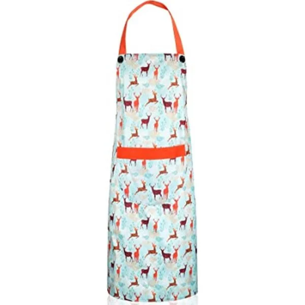 Zihuatailor Delantal impermeable para mujer con bolsillo