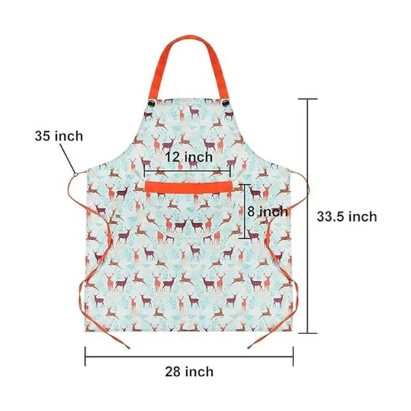 Zihuatailor Delantal impermeable para mujer con bolsillo