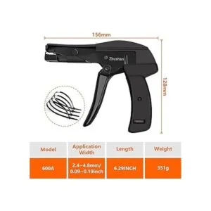 Zhushan Pistola de atadura con cremallera de_2