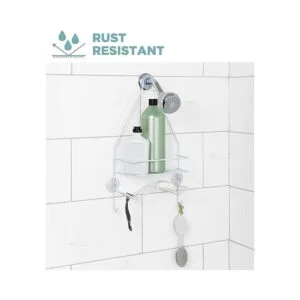 Zenna Home Zenna HomeOver The Shower 2 estantes blancos_2