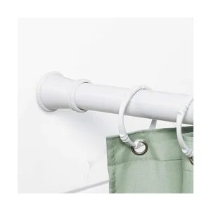 Zenna Home Barra de cortina de ducha de tensión ajustable_2