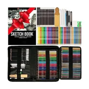 Zenacolor Juego de 74 dibujos kit de arte profesional_1