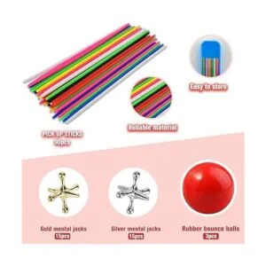 ZeeDix Juego de 90 palos de recogida con 3 juegos de_2