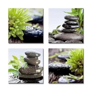 Zen Lienzo decorativo para baño arte de pared piedra de_2
