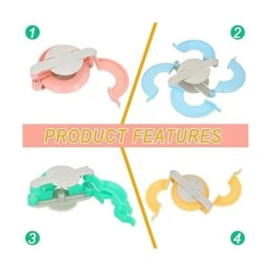 Zhaoyao Pompom Makers Juego de herramientas para hacer_3