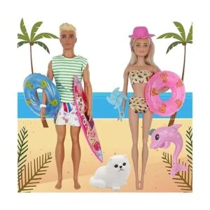 ZTWEDEN 42 piezas ropa de muñeca y accesorios de natación