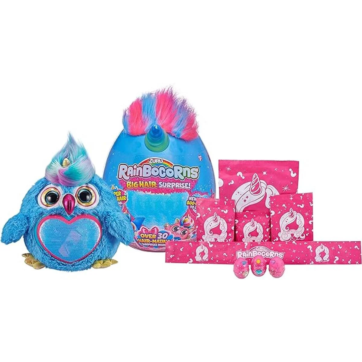 ZURU Rainbocorns Peluche de pelo grande sorpresa serie 1_2