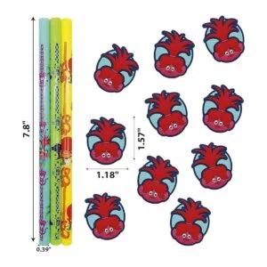 Zak Designs DreamWorks Trolls World Tour Paquete de paja