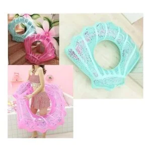 ZaH Anillos de natación de concha para niños y adultos_2