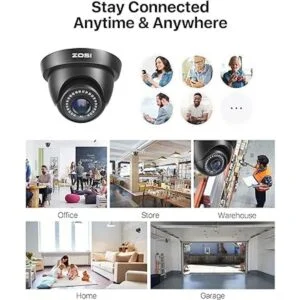 ZOSI 4 Pack 2.0 Megapíxeles HD 1080P 1920TVL HDTVI_4