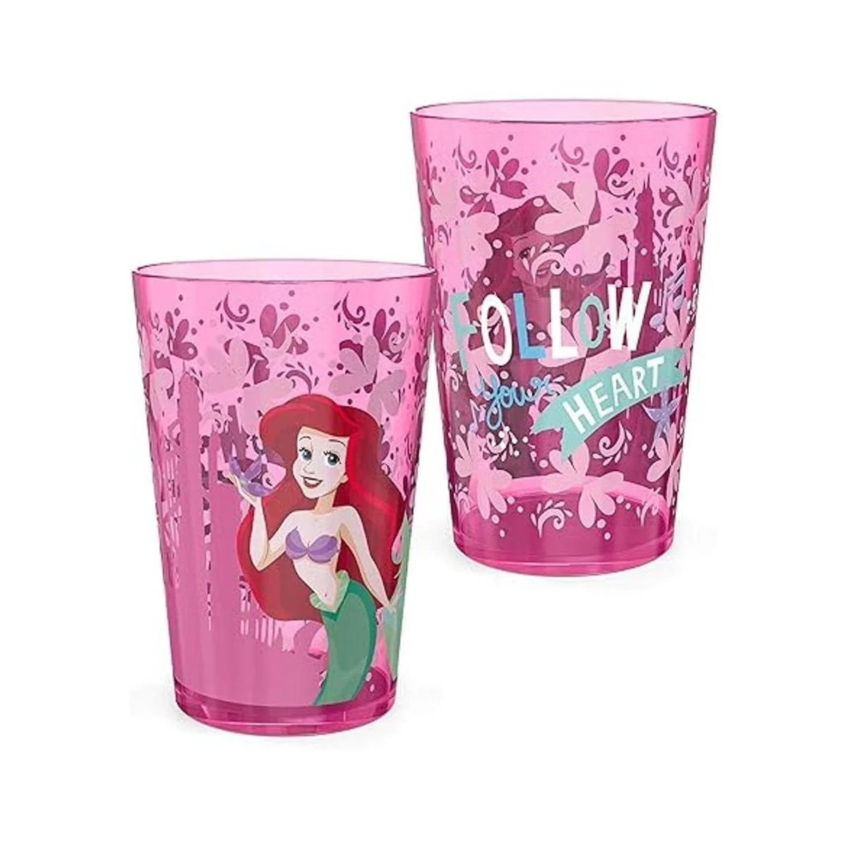 Zak Designs Juego de vasos de 14.5 onzas con diseño de