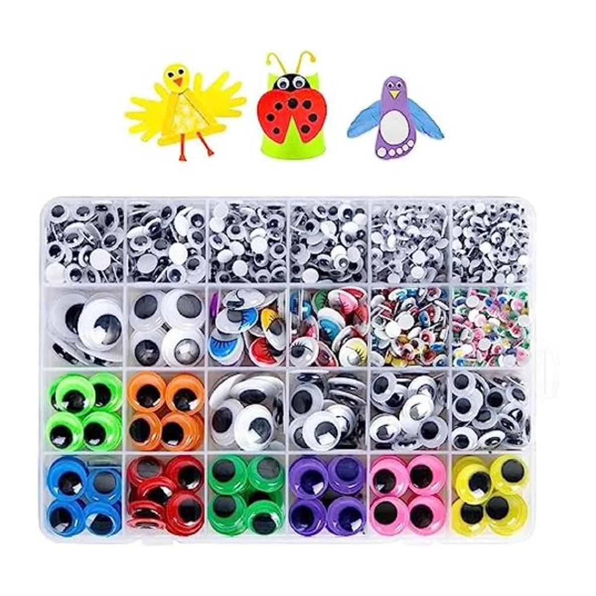 ZZYI 1680 piezas de ojos con Google que se mueven con_1