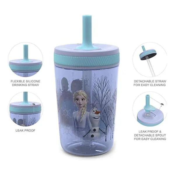 Zak Designs Disney Frozen II Juego de vasos Kelso de_4