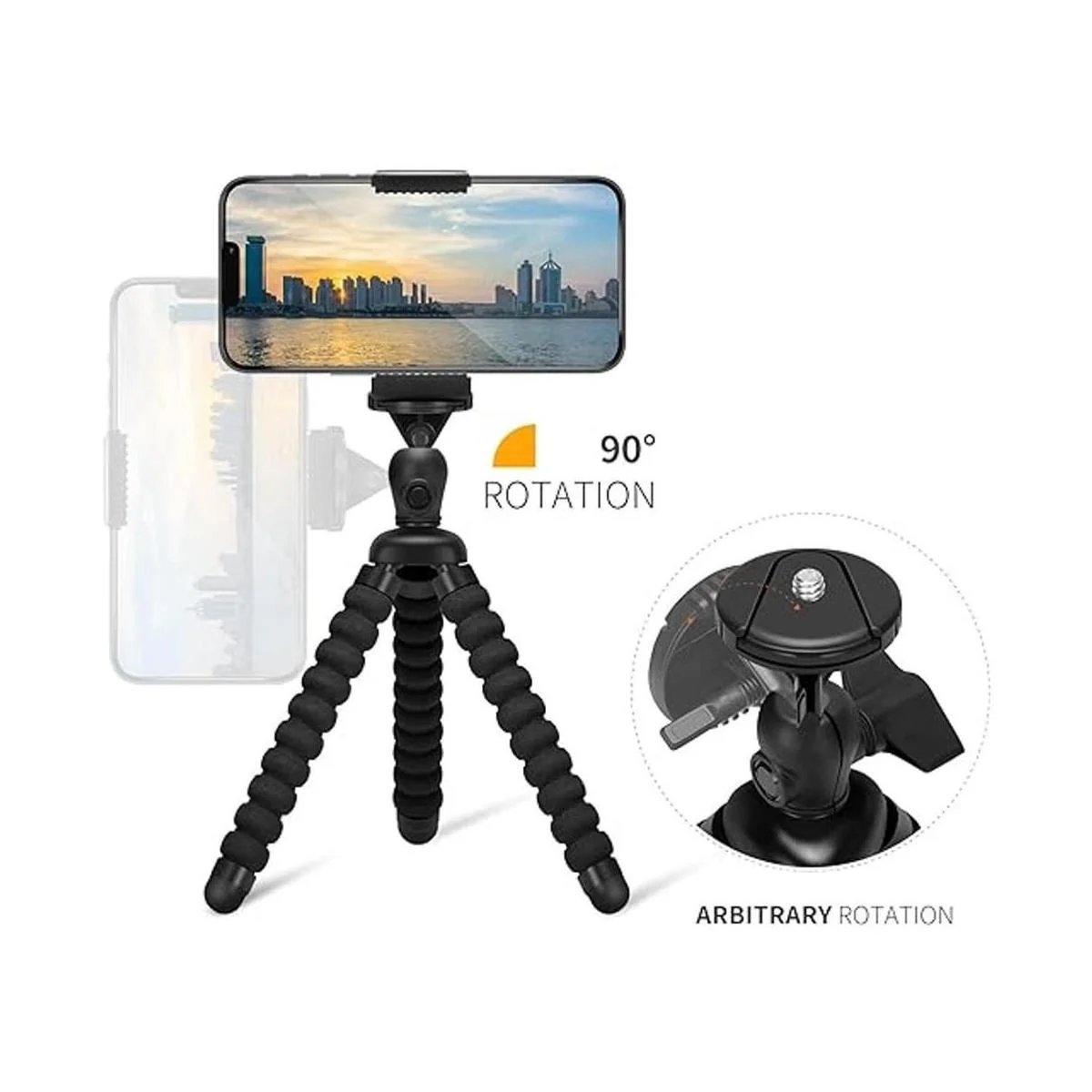 ZTON trípode flexible para teléfono celular pequeño_2