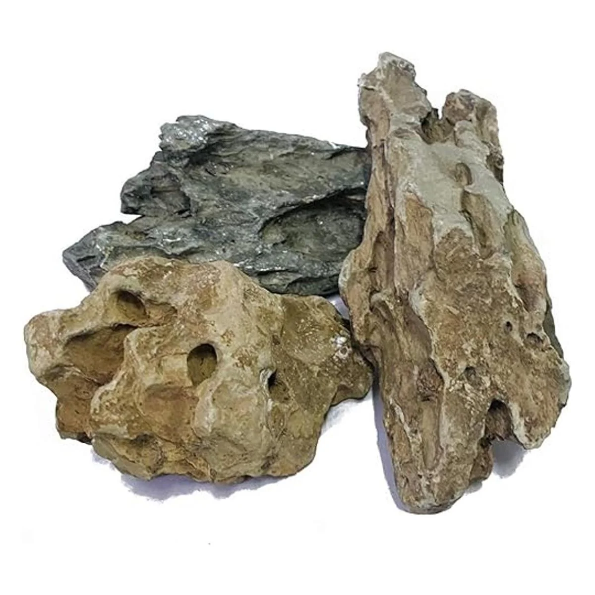 ZYYRT Decoración de acuario de piedra natural 4.4 libras