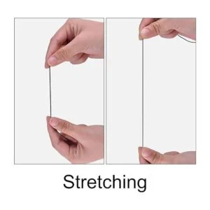 Zealor 2 rollos de cuerda elástica de 0.039 in para hacer_3