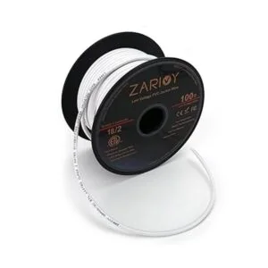 Zarivy Cable rojo y negro de calibre 18 de 100 pies con_2