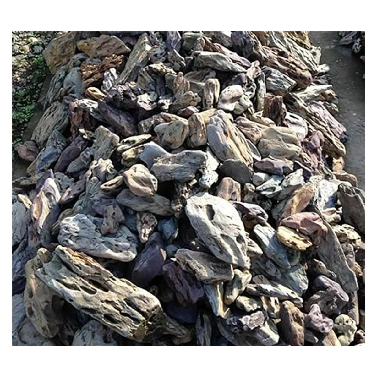 ZYYRT Decoración de acuario de piedra natural 4.4 libras