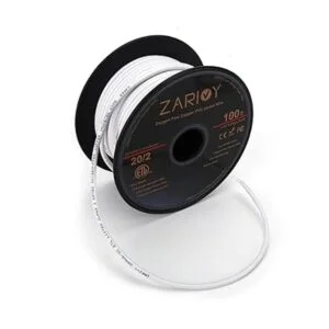 Zarivy Cable rojo y negro de calibre 20 de 100 pies con_2