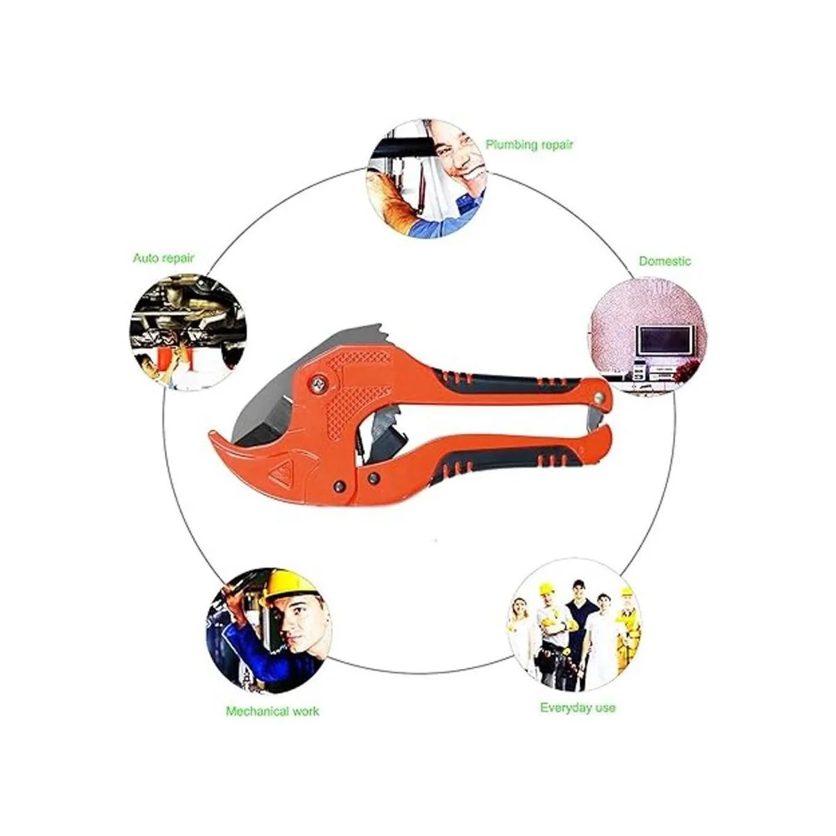 Zantle Cortadora de tubo y tubo tipo trinquete para