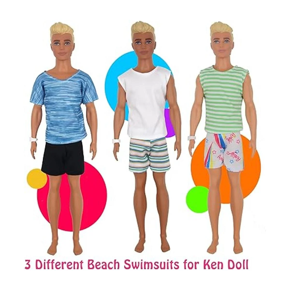 ZTWEDEN 42 piezas ropa de muñeca y accesorios de natación