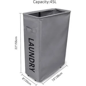 ZERO JET LAG Cesta delgada de 45 L sobre ruedas cesta de