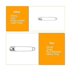 ZIPCCI 500 pines de seguridad de 1.5 pulgadas pequeños_4