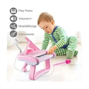 ZMZS Juguetes de piano para primer cumpleaños para niñas_5