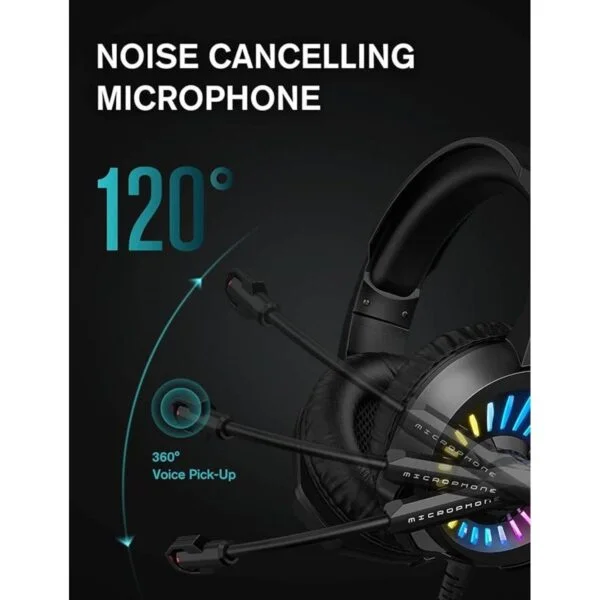 ZIUMIER Auriculares para juegos con micrófono compatibles_2