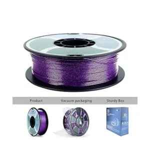 ZIRO Filamento PLA con purpurina de 0.069 in filamento de_2