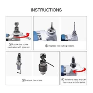 ZFE Nibbler eléctrico de metal de 380 W con rotor de alta