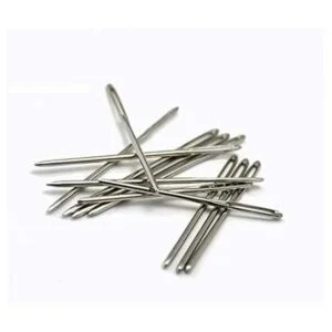 ZCOLOR 50 agujas de ojo grandes Blunt blanco 2.8 in largo