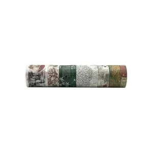ZMLSED Juego de cinta Washi verde vintage 8 rollos de_2