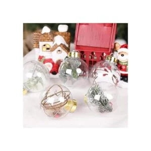 ZHMTang 30 adornos de plástico acrílico transparente de