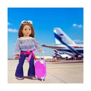 ZITA ELEMENT Juego de 16 piezas de equipaje de muñeca_5