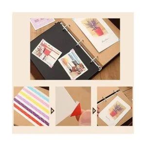 ZEEYUAN lbum de recortes álbum de recortes de hojas de