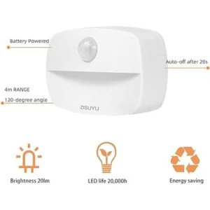 ZISUYU Luz con sensor de movimiento luz nocturna LED para_4