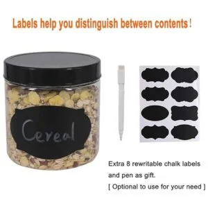 ZMYBCPACK Paquete de 12 tarros de plástico de 16 onzas_4