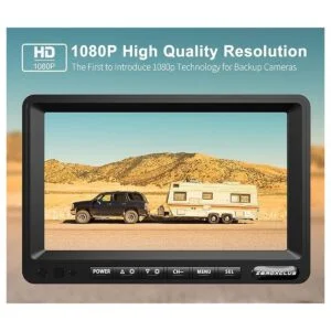 ZEROXCLUB Cámara de respaldo inalámbrica digital HD para_3