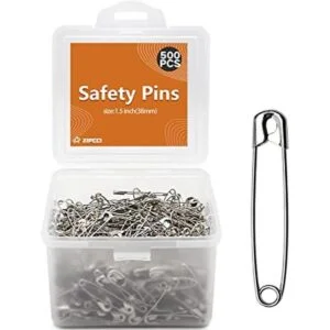 ZIPCCI 500 pines de seguridad de 1.5 pulgadas pequeños_1