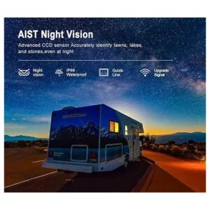 ZEROXCLUB Cámara de respaldo inalámbrica digital HD para_4