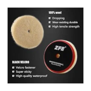 ZFE Almohadillas de pulido para pulir 6 unidades de 5
