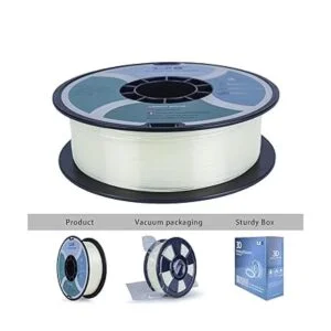 ZIRO Filamento translúcido PLA de 0.069 in filamento de_3